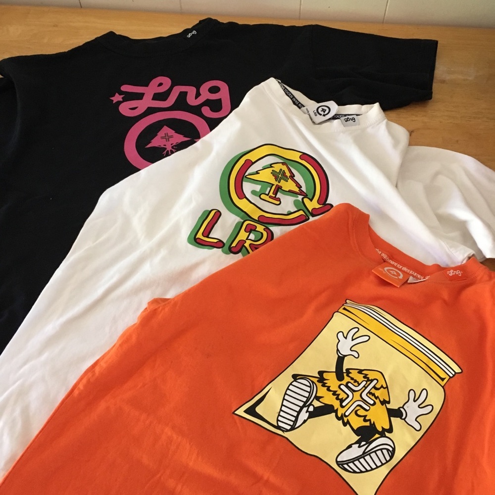 3 LRG Men’s Medium T-Shirts